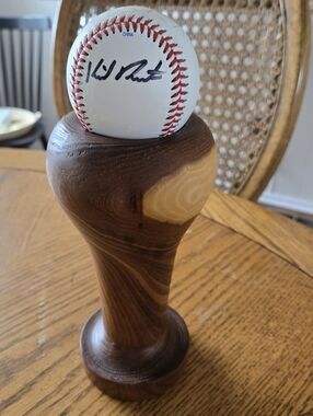 Autographed Yorvit Torrealba #8 and Kirk Rueter #42 official MLB baseball